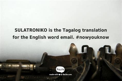 SULATRONIKO: Tagalog to English: Dictionary Online.